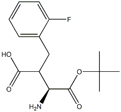 Boc-(S)-3-amino-2-(2-fluorobenzyl)propanoicacid Structure