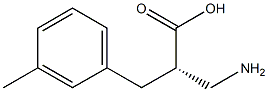 (S)-3-amino-2-(3-methylbenzyl)propanoicacid Structure