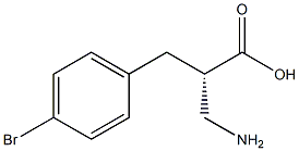 (S)-3-amino-2-(4-bromobenzyl)propanoicacid 구조식 이미지