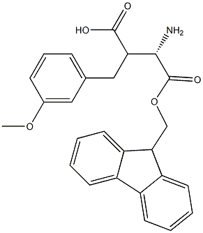 Fmoc-(S)-3-amino-2-(3-methoxybenzyl)propanoicacid Structure