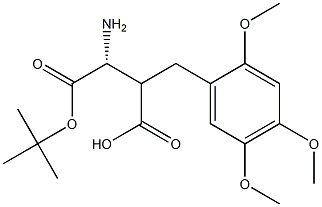 Boc-(R)-3-amino-2-(2,4,5-trimethoxybenzyl)propanoicacid Structure