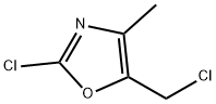 2-chloro-5-(chloromethyl)-4-methyloxazole 구조식 이미지