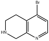 1,7-Naphthyridine, 4-bromo-5,6,7,8-tetrahydro- Structure