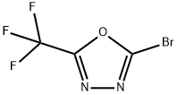 2-bromo-5-(trifluoromethyl)-1,3,4-oxadiazole 구조식 이미지