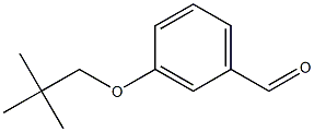 3-(2,2-dimethylpropoxy)benzaldehyde 구조식 이미지