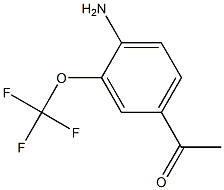 1-(4-Amino-3-trifluoromethoxy-phenyl)-ethanone Structure