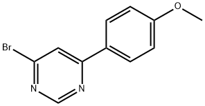4-Bromo-6-(4-methoxyphenyl)pyrimidine Structure