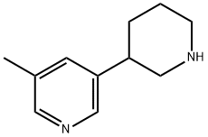 3-methyl-5-piperidin-3-ylpyridine 구조식 이미지