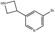 3-(azetidin-3-yl)-5-bromopyridine Structure