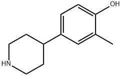 2-methyl-4-(piperidin-4-yl)phenol Structure