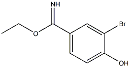 ethyl 3-bromo-4-hydroxybenzimidate Structure