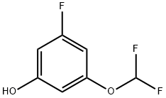 3-(difluoromethoxy)-5-fluorophenol Structure