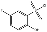 5-fluoro-2-hydroxybenzene-1-sulfonyl chloride 구조식 이미지