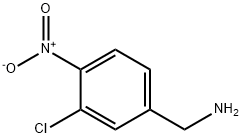 (3-chloro-4-nitrophenyl)methanamine Structure