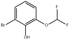 2-bromo-6-(difluoromethoxy)phenol Structure