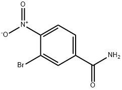 3-Bromo-4-nitrobenzamide 구조식 이미지