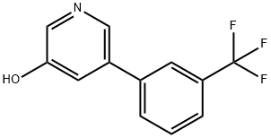 3-Hydroxy-5-(3-trifluoromethylphenyl)pyridine Structure