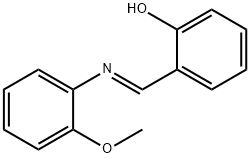 2-{[(2-methoxyphenyl)imino]methyl}phenol Structure