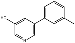 3-Hydroxy-5-(3-tolyl)pyridine Structure