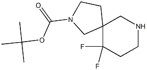 tert-butyl 10,10-difluoro-2,7-diazaspiro[4.5]decane-2-carboxylate Structure