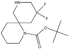 tert-butyl 10,10-difluoro-1,8-diazaspiro[5.5]undecane-1-carboxylate Structure