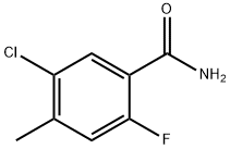 Benzamide, 5-chloro-2-fluoro-4-methyl- Structure