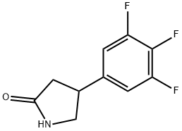4-(3,4,5-trifluorophenyl)pyrrolidin-2-one Structure