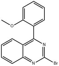 2-Bromo-4-(2-methoxyphenyl)quinazoline Structure