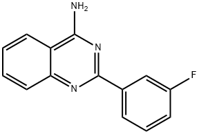 4-Amino-2-(3-fluorophenyl)quinazoline Structure