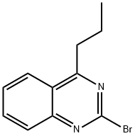 2-Bromo-4-(n-propyl)quinazoline 구조식 이미지