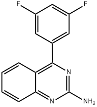 2-Amino-4-(3,5-difluorophenyl)quinazoline 구조식 이미지