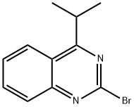 2-Bromo-4-(iso-propyl)quinazoline 구조식 이미지