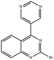 2-Bromo-4-(5-pyrimidyl)quinazoline 구조식 이미지