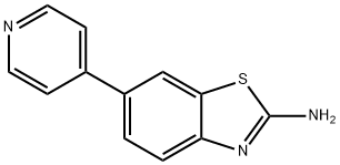 2-Benzothiazolamine, 6-(4-pyridinyl)- Structure