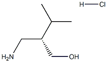 (S)-2-(aminomethyl)-3-methylbutan-1-olhydrochloride Structure