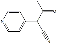 3-oxo-2-(pyridin-4-yl)butanenitrile Structure