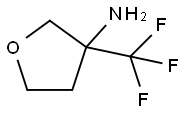 3-(trifluoromethyl)oxolan-3-amine Structure