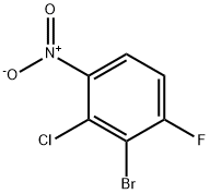 Benzene, 2-bromo-3-chloro-1-fluoro-4-nitro- Structure