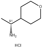 (1R)-1-(oxan-4-yl)ethan-1-amine hydrochloride 구조식 이미지