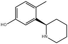 4-METHYL-3-[(2R)-PIPERIDIN-2-YL]PHENOL Structure