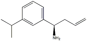 (1R)-1-[3-(METHYLETHYL)PHENYL]BUT-3-ENYLAMINE Structure