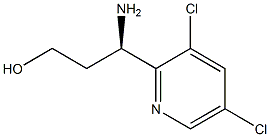 (3R)-3-AMINO-3-(3,5-DICHLORO(2-PYRIDYL))PROPAN-1-OL Structure