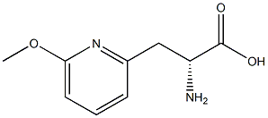 (2R)-2-AMINO-3-(6-METHOXYPYRIDIN-2-YL)PROPANOIC ACID Structure