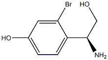 4-((1S)-1-AMINO-2-HYDROXYETHYL)-3-BROMOPHENOL 구조식 이미지