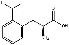 2-AMINO-3-[2-(DIFLUOROMETHYL)PHENYL]PROPANOIC ACID Structure