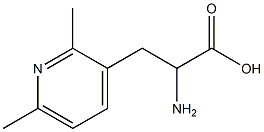 2-AMINO-3-(2,6-DIMETHYLPYRIDIN-3-YL)PROPANOIC ACID Structure