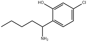 2-(1-AMINOPENTYL)-5-CHLOROPHENOL Structure