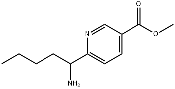 METHYL 6-(AMINOPENTYL)PYRIDINE-3-CARBOXYLATE 구조식 이미지