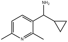 CYCLOPROPYL(2,6-DIMETHYLPYRIDIN-3-YL)METHANAMINE Structure