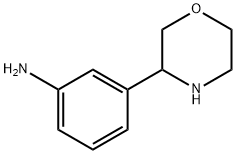 3-(morpholin-3-yl)aniline 구조식 이미지